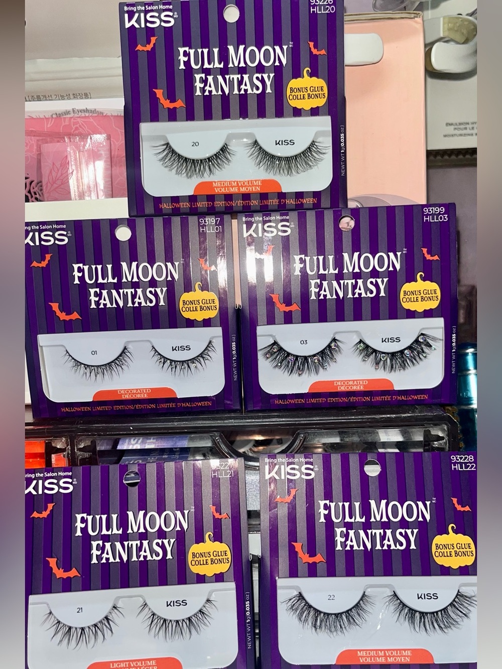 Kiss Full Moon Fantasy Dramatic Black Halloween Lashes
